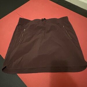 Athleta Rich Maroon Mini Skirt